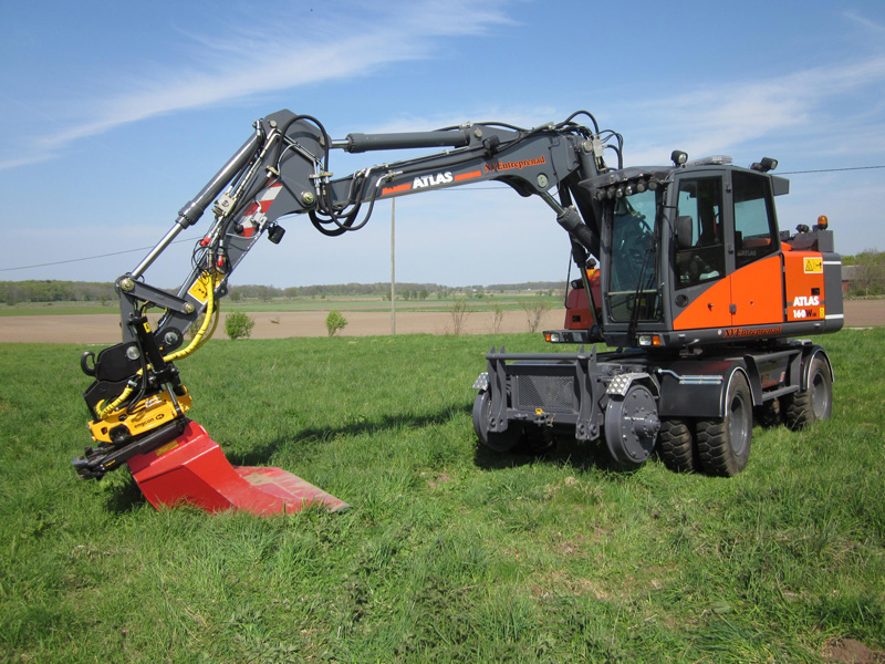 Мобильные экскаваторы Atlas 160 W-SR 36931