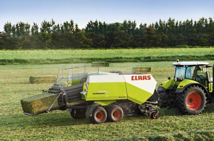 Пресс-подборщик крупногабаритный и пресс высокого давления Claas Quadrant 2200 RC Advantage 45471