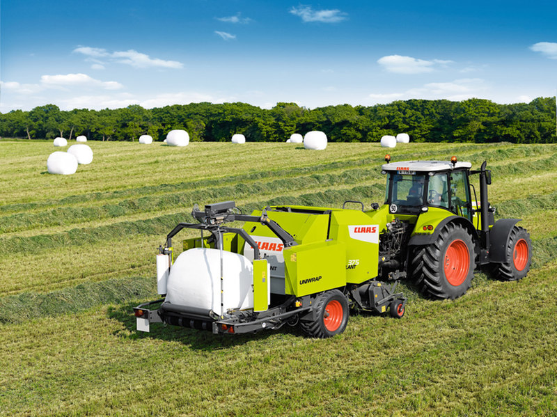 Рулонные пресс-подборщики Claas Rollant 375 RC Uniwrap 49365