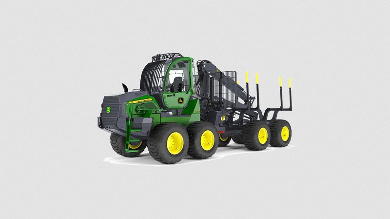 Трактор со свободным пространством между осями для подвески с/х машин John Deere 910 G 60368