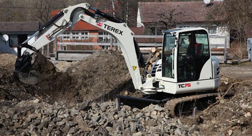 Гусеничные экскаваторы Terex TC 75 6118