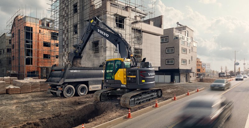 Гусеничные экскаваторы Volvo ECR235EL 67431