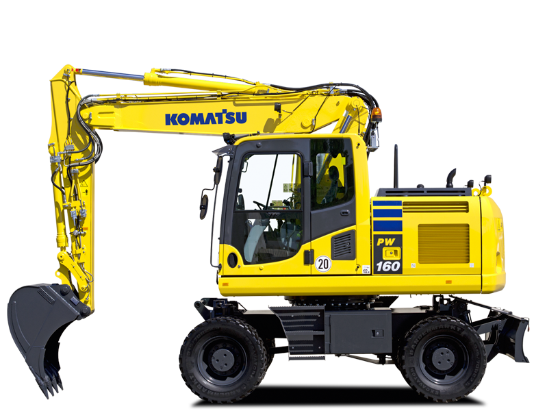 Мобильные экскаваторы Komatsu PW160-10 73197