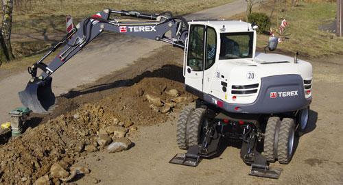 Мобильные экскаваторы Terex TW 85 73407