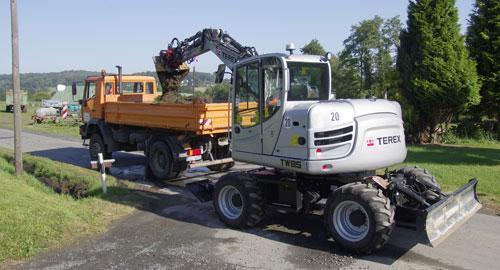 Мобильные экскаваторы Terex TW 85 73420