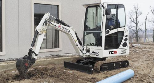 Мини-экскаваторы Terex TC 16 Twindrive 74082