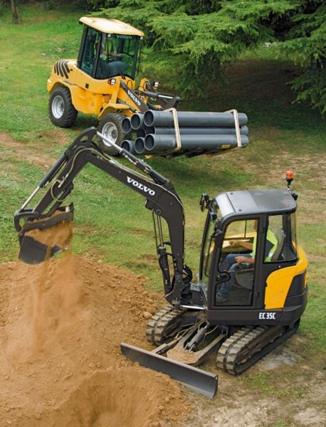 Мини-экскаваторы Volvo EC35C 74251