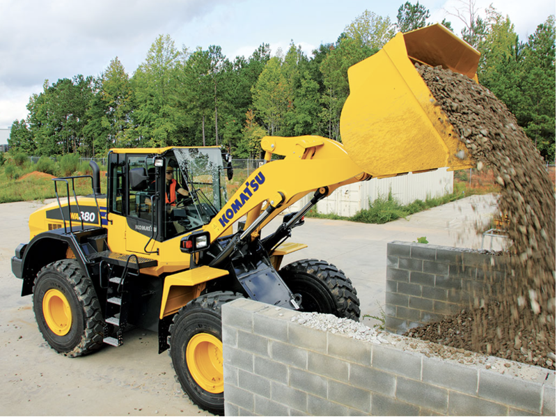 Колесные погрузчики Komatsu WA380-7 74652
