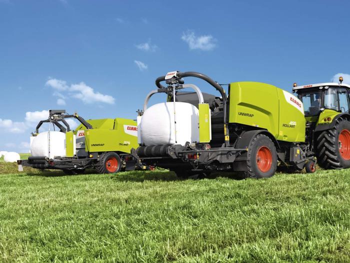 Рулонные пресс-подборщики Claas Rollant 455 RC Uniwrap 82827