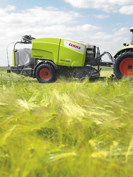 Рулонные пресс-подборщики Claas Rollant 455 RC Uniwrap 82833