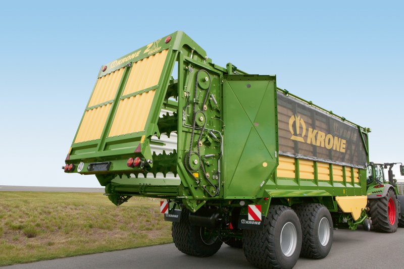 Силосный прицеп и самозагружающийся автофургон Krone ZX 470 GD 83628