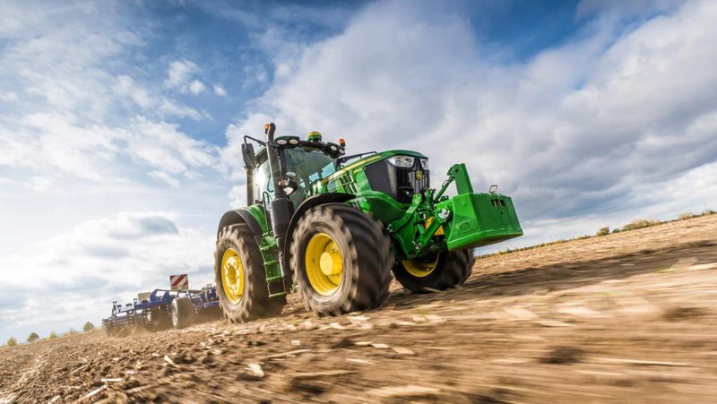 Тракторы с 4-х осевым John Deere 6195M 83878