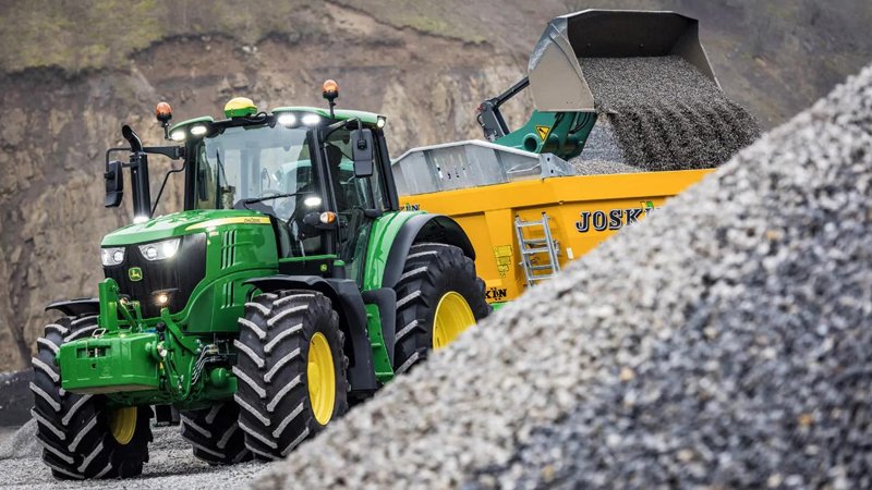 Тракторы с 4-х осевым John Deere 6195M 83882