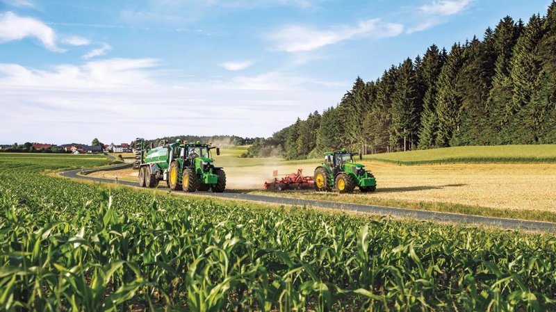Тракторы с 4-х осевым John Deere 6175R 83892