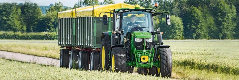 Тракторы с 4-х осевым John Deere 6130M 83902