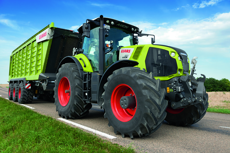 Тракторы с 4-х осевым Claas Axion 830 86835