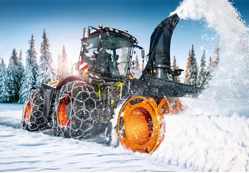 Тракторы с 4-х осевым Claas Xerion 5000 Trac VC 86973