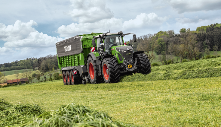 Тракторы с 4-х осевым Fendt 933 Vario Profi 87376