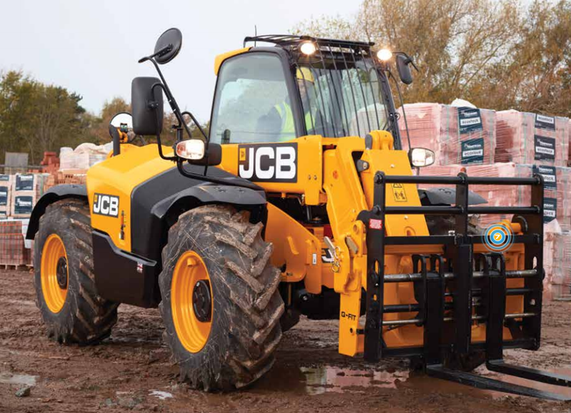 Телескопические погрузчики неподвижные JCB 541-70 90834