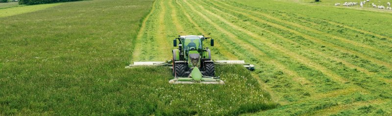 Сочетание косилки диски с подготовителем Fendt Slicer 911 TL RC 92366