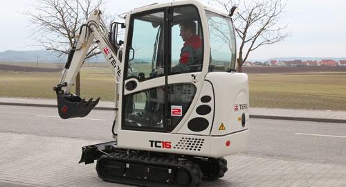 Мини-экскаваторы Terex TC 16 Twindrive 9244