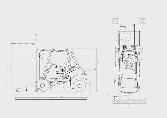 Фронтальный погрузчик Дизельный Linde H 35 D 92892