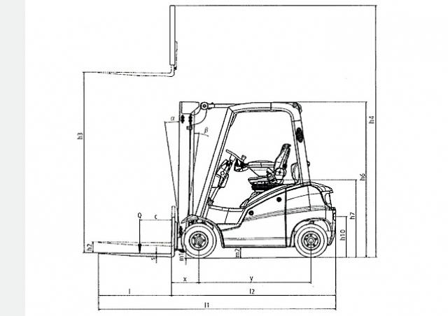 Фронтальный погрузчик Дизельный Linde H 16 D 92957