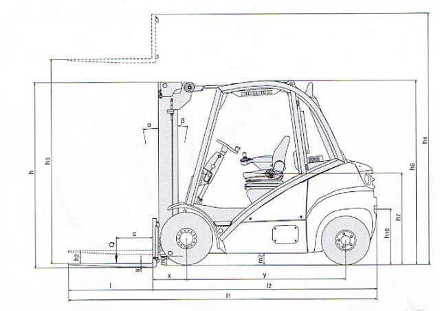 Фронтальный погрузчик Дизельный Linde H 35 D 92995
