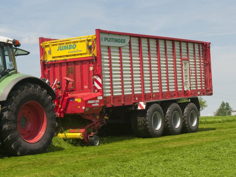 Силосный прицеп и самозагружающийся автофургон Pöttinger Jumbo 10010 L 96555
