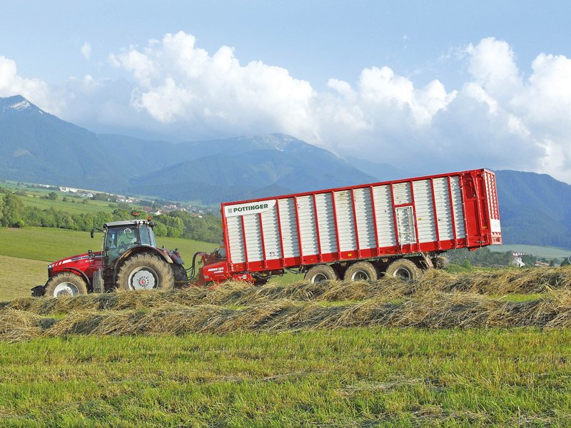 Силосный прицеп и самозагружающийся автофургон Pöttinger Jumbo 10010 L 96557