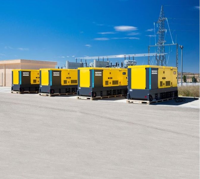 Электрический генератор 1500 Atlas Copco QAS 150 VD 57207