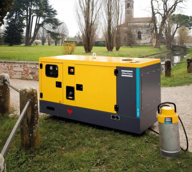 Электрический генератор 1500 Atlas Copco QES 30 93977