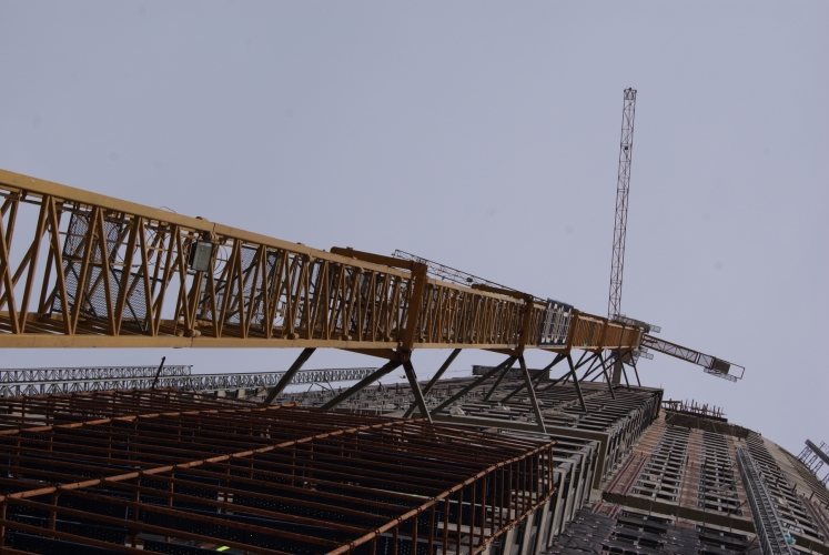 Башенный кран с крюковой обоймой, поворачиваемой сверху FM-Gru 1260 TCK P6 28089
