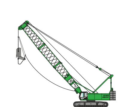 Гусеничный кран  с решетчатой стрелой Sennebogen 6180 HD SL 26938