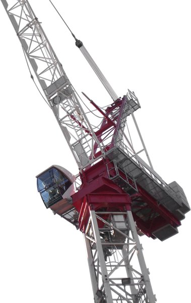 Башенный поворотый кран с регулируемой вверху стрелой TEREX CRANES CTL 260-18 26646
