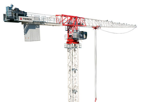 Башенный кран с крюковой обоймой, поворачиваемой сверху TEREX CRANES CTT 472-20 28720