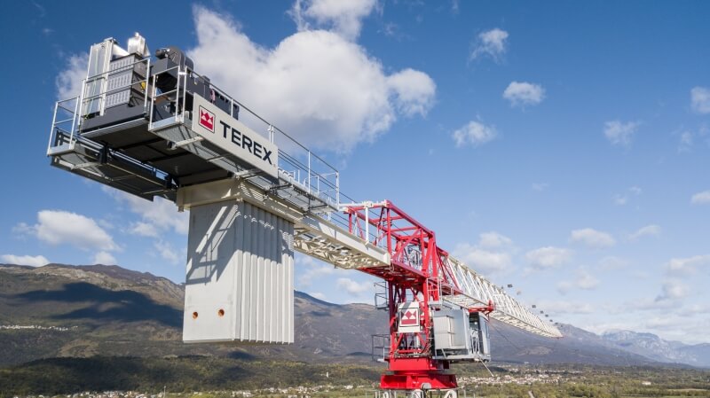 Башенный кран с крюковой обоймой, поворачиваемой сверху TEREX CRANES CTT 472-20 28722