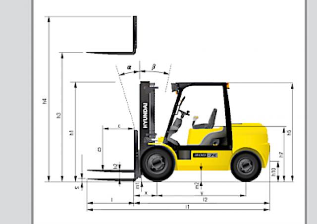 Фронтальный погрузчик Дизельный Hyundai 20 D 7 E 55912