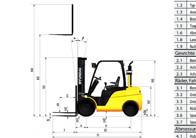 Фронтальный погрузчик Дизельный Hyundai 45 D 9 A 93313