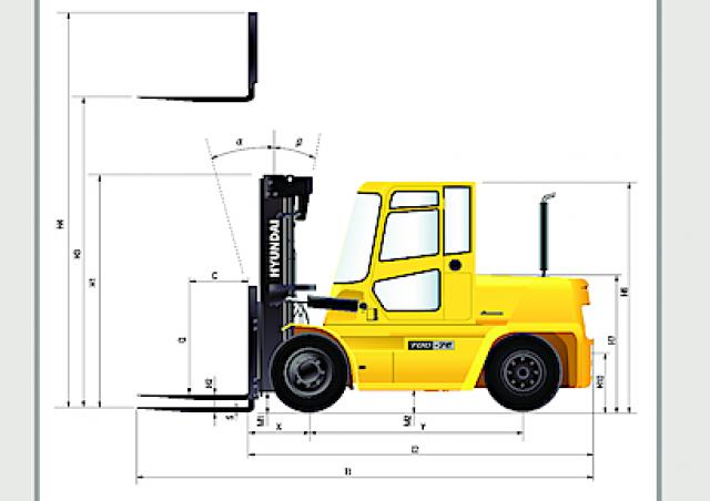 Фронтальный погрузчик Дизельный Hyundai 50 D 7 E 55914