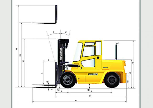 Фронтальный погрузчик Дизельный Hyundai 60 D 7 E 55916
