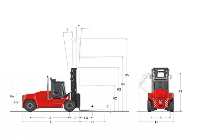 Фронтальный погрузчик Дизельный Kalmar DCG 100-6 91035