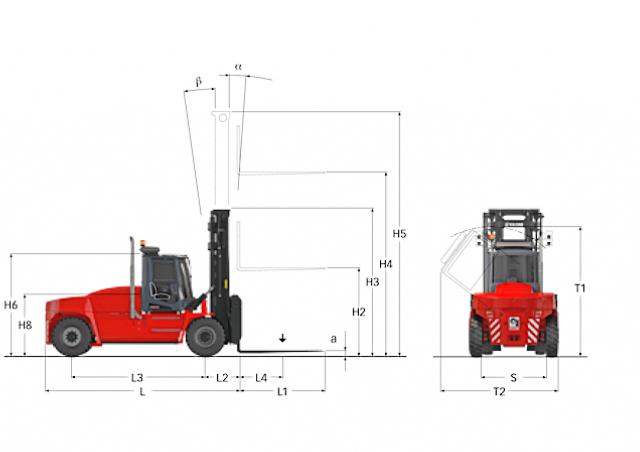 Фронтальный погрузчик Дизельный Kalmar DCG 150-6 54391