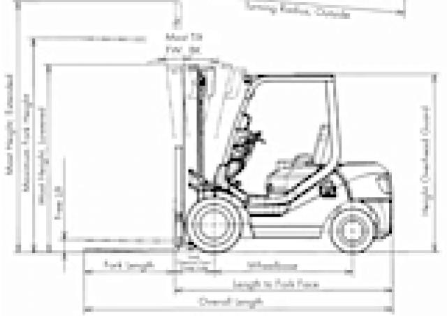 Фронтальный погрузчик Дизельный Komatsu FD 30 T 16 R 91096