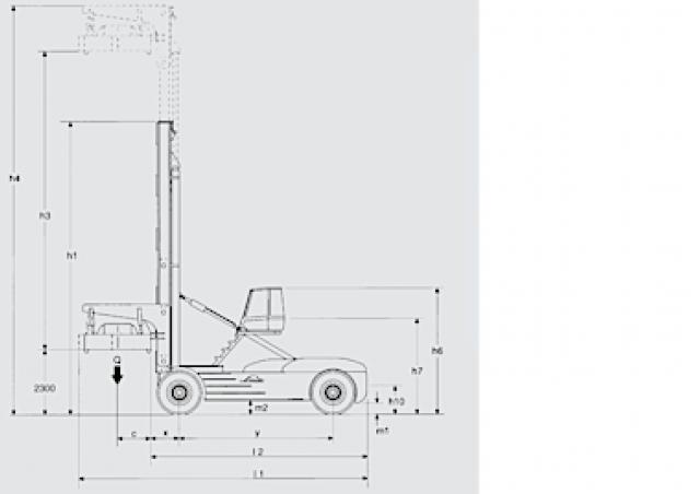 Фронтальный погрузчик Дизельный Linde C 400/3 93055