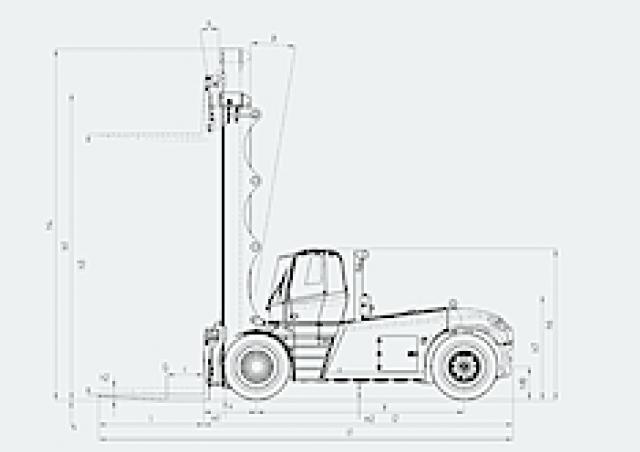 Фронтальный погрузчик Дизельный Linde H 300/1200 D 55793