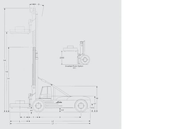 Фронтальный погрузчик Дизельный Linde H 460 55833