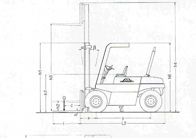 Фронтальный погрузчик Дизельный Linde H 60 DW 55831