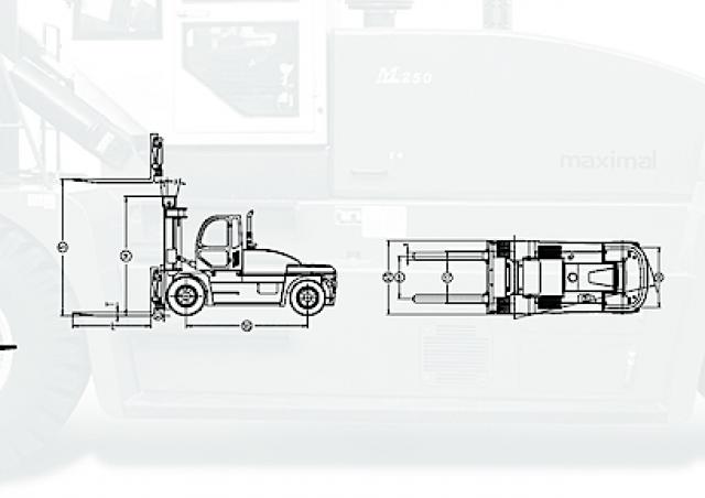 Фронтальный погрузчик Дизельный Maximal FD 160 T-MWK3-1 55997