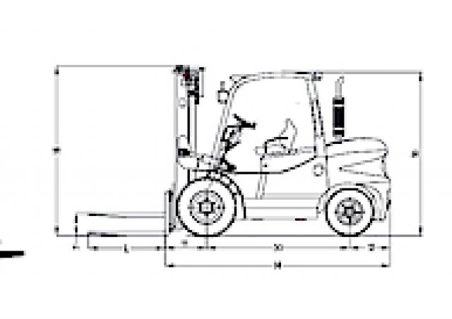 Фронтальный погрузчик Дизельный Maximal FD 40 T-M1WG3 55983